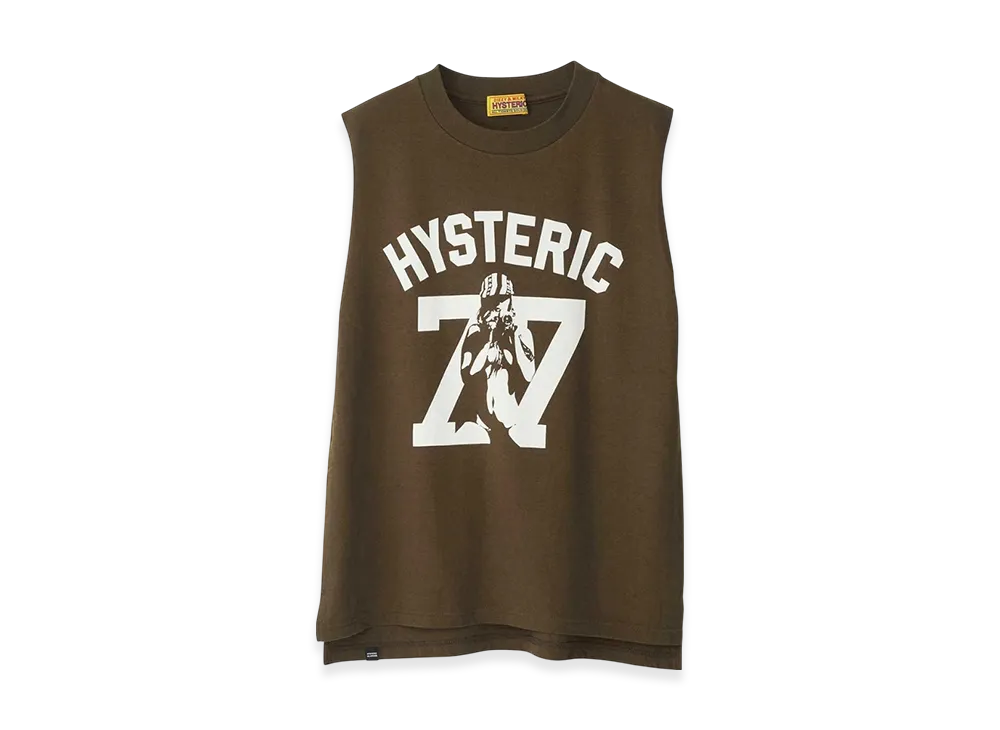 HYSTERIC GLAMOUR Hysteric 77 Sleeveless Shirt "Khaki"