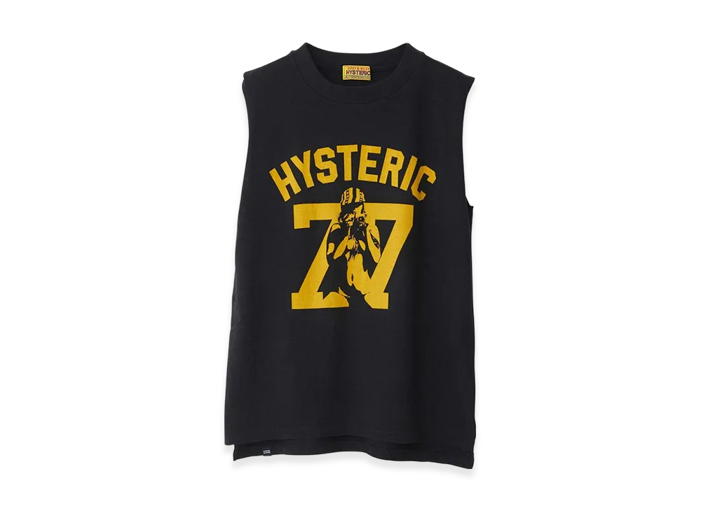 HYSTERIC GLAMOUR Hysteric 77 Sleeveless Shirt "Black"