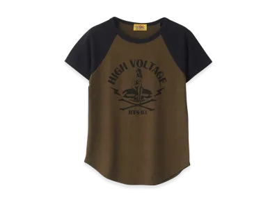HYSTERIC GLAMOUR High Voltage T-Shirt "Khaki"