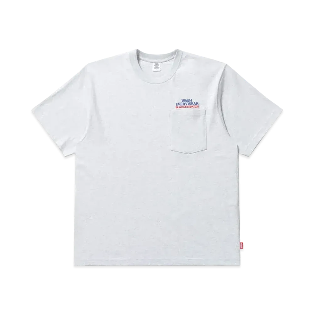 BlackEyePatch Laundromat Pocket Tee "Ash"