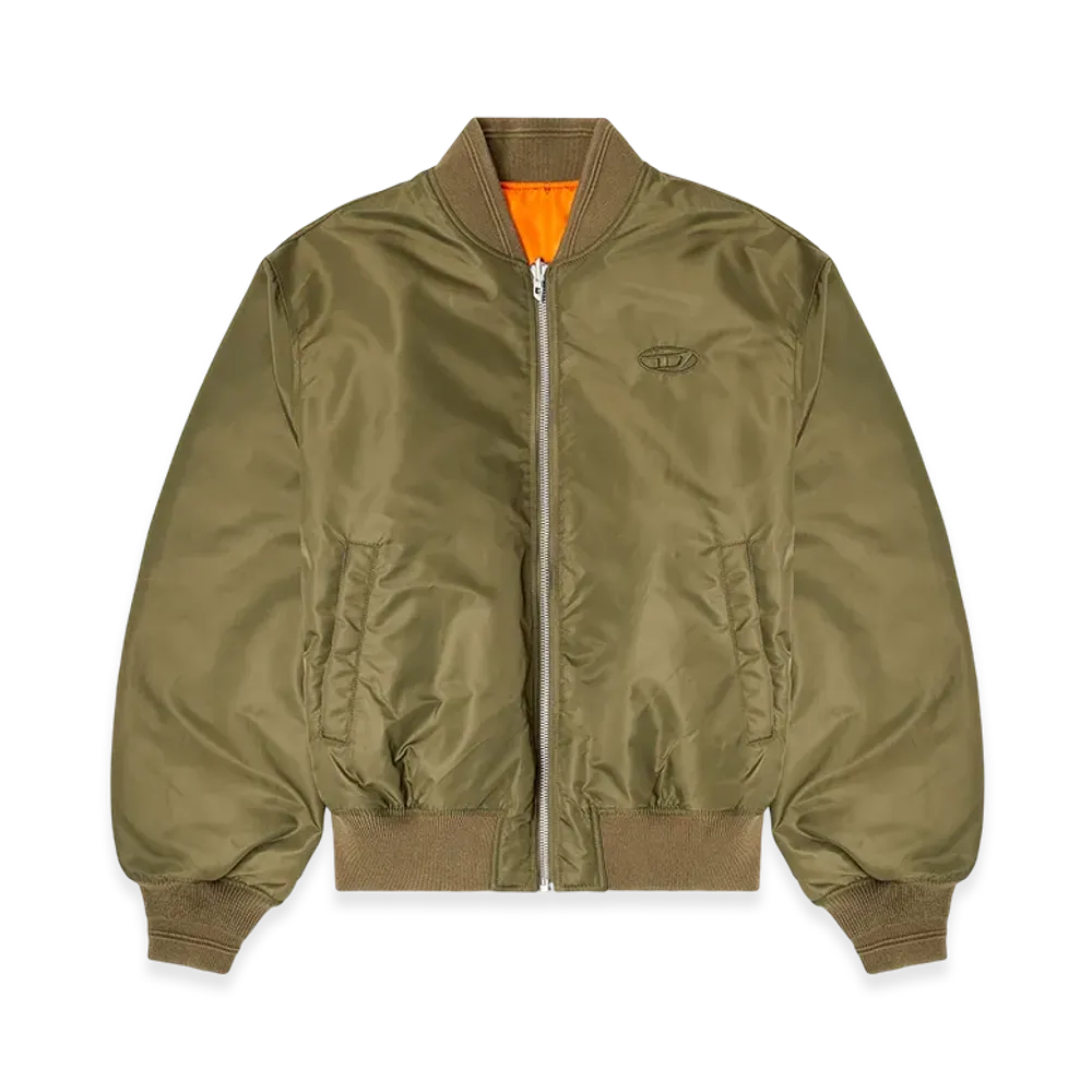 Diesel W-Type-D1 Bomber Jacket "Green/Orange"