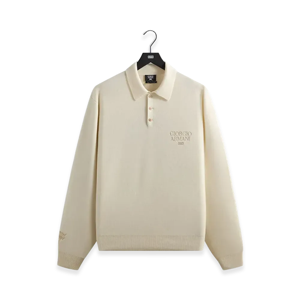 Kith x Giorgio Armani x The New York Knicks Harmon Rugby Polo "Sandrift"