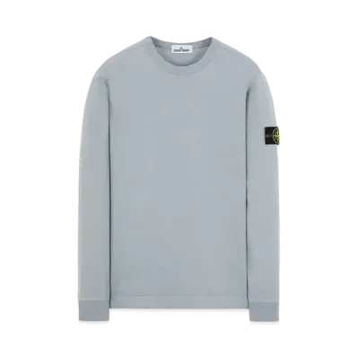 Stone Island 64450 GAUZED COTTON JERSEY "Pearl Grey"