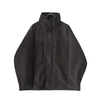 COMOLI 3-Layer Cotton Silk Parka "Brown"