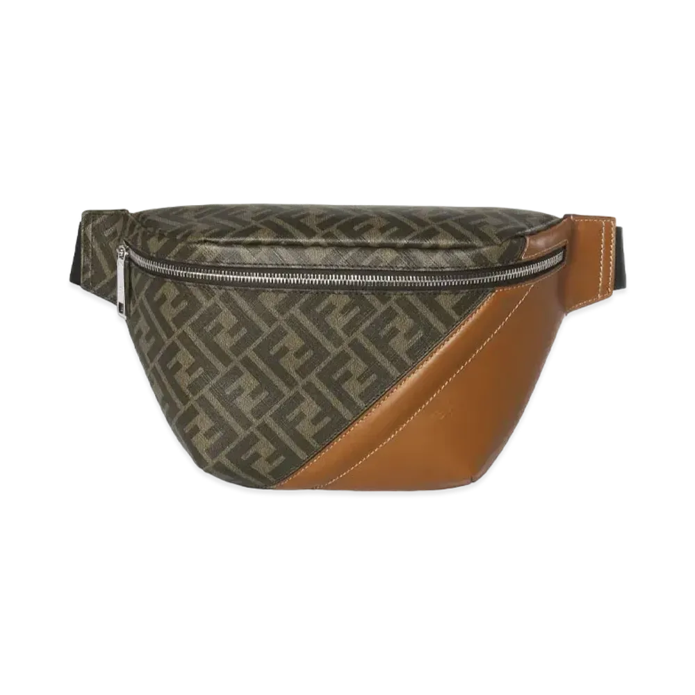FENDI Belt Bag Fabric Belt Bag "Brown"