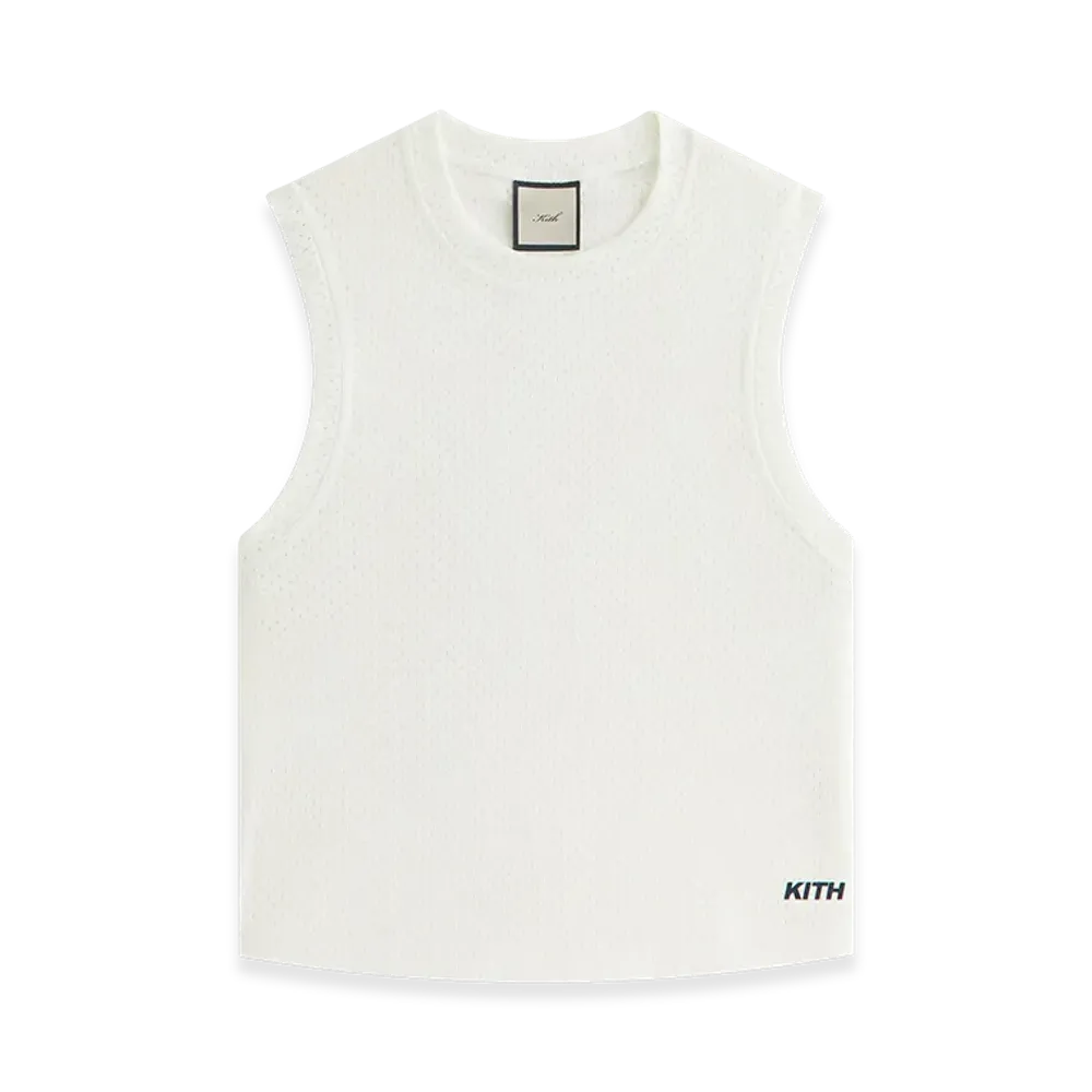 Kith Women's Mera Mesh Muscle Tank "White"