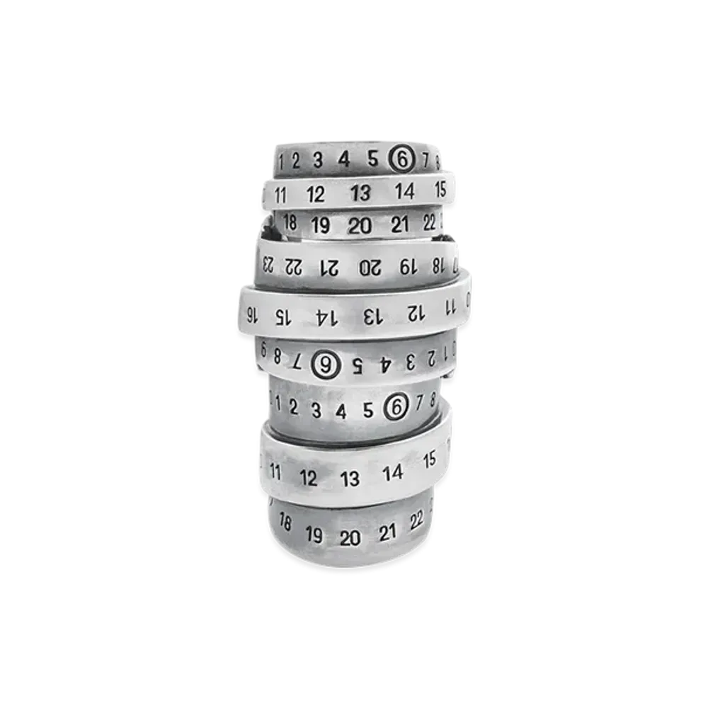 MM6 Maison Margiela Numbering Ring "Silver"