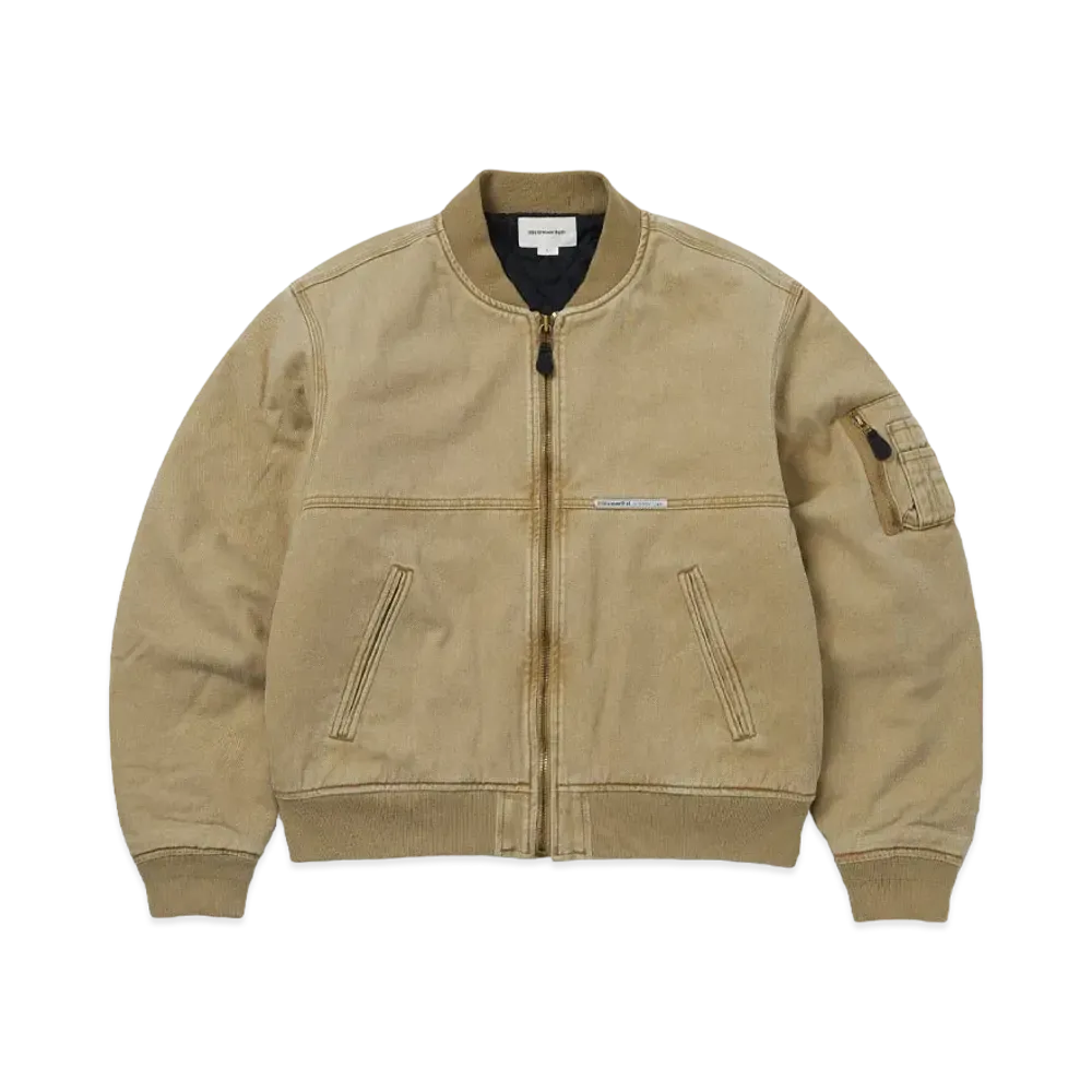thisisneverthat Denim Bomber Jacket "Beige"