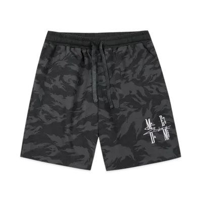 MR. ENJOY DA MONEY Camouflage Nylon Shorts "Black"