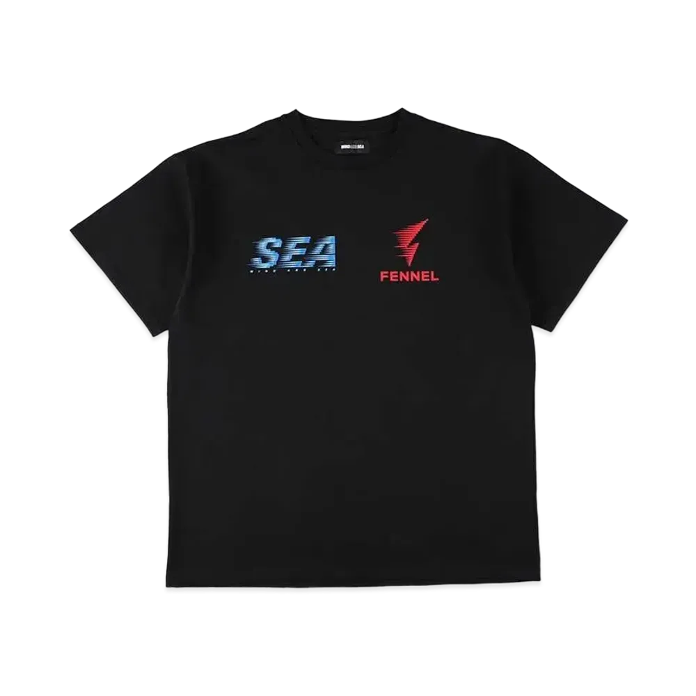 WIND AND SEA x Fennel (Move&Spark) S/S Tee "Black"