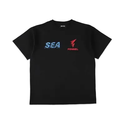 WIND AND SEA x Fennel (Move&Spark) S/S Tee "Black"