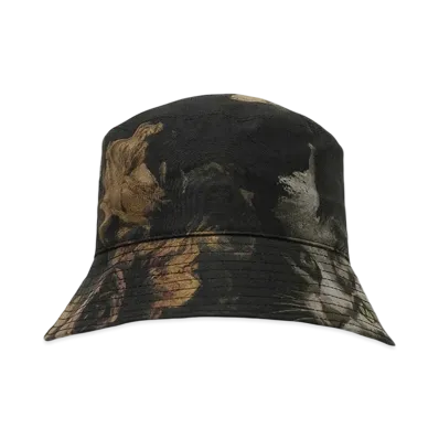 LAD MUSICIAN BUCKET HAT ROSE+CAT "BLACK BEIGE"