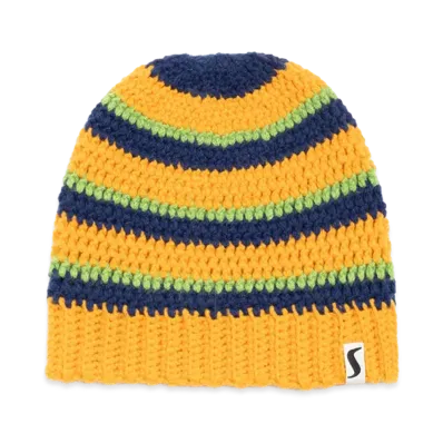 Stussy Stripe Knit Skullcap "Gold"
