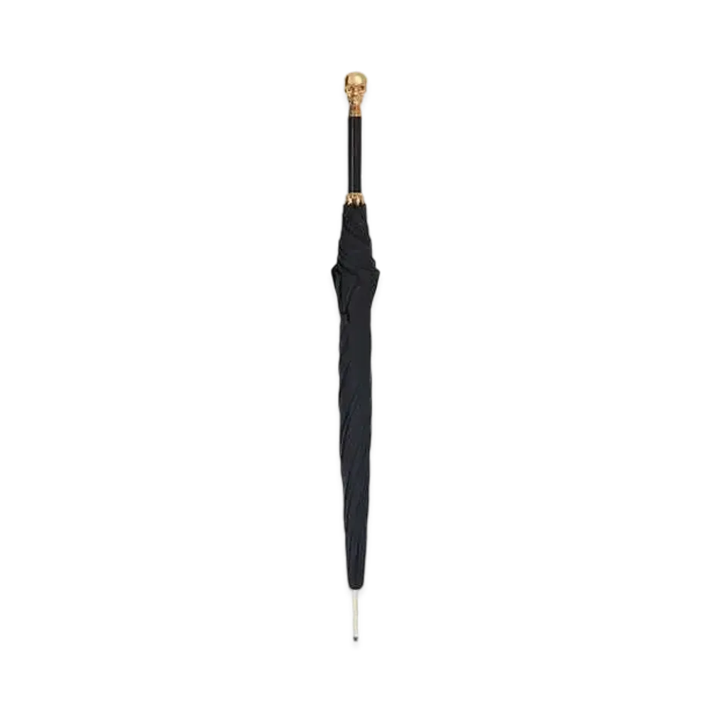 Alexander McQUEEN Skull Umbrella "Black/Gold"