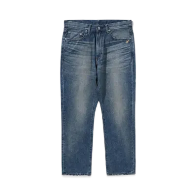 A BATHING APE Damage Denim Pants "Indigo"