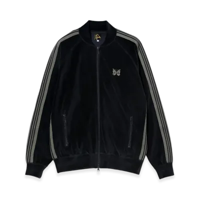 NEEDLES R.C. Track Jacket Velour "Navy"