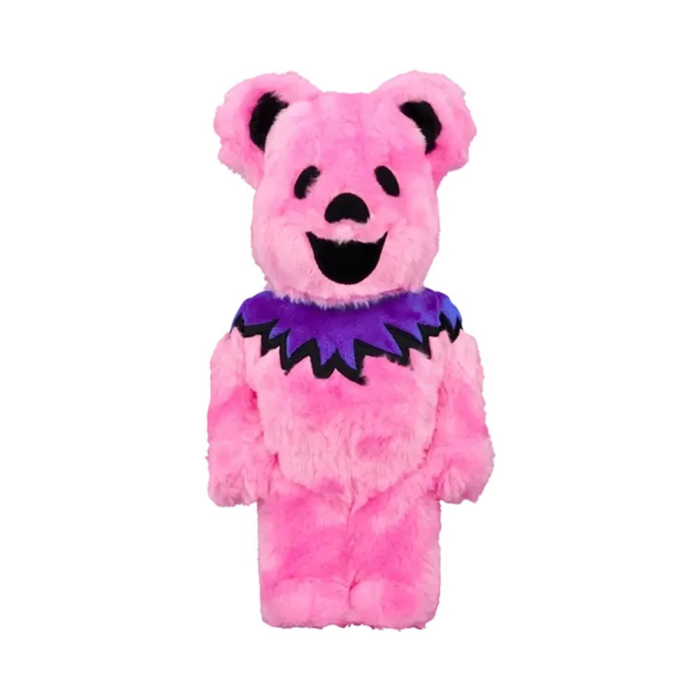 MEDICOM TOY "BEARBRICK" GRATEFUL DEAD DANCING BEARS COSTUME Ver. PINK 400%