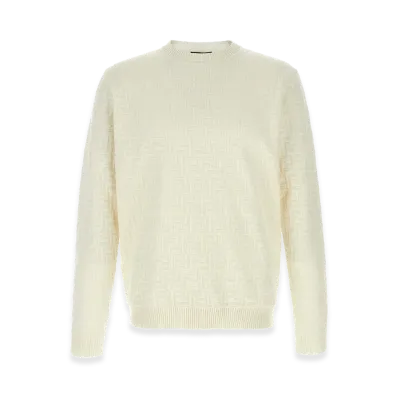 FENDI Zucca Sweater "White"