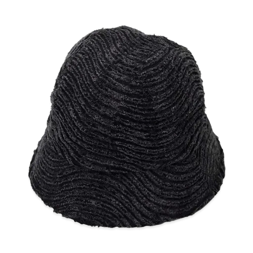 Maison MIHARA YASUHIRO Wave Denim Bucket Hat "Black"