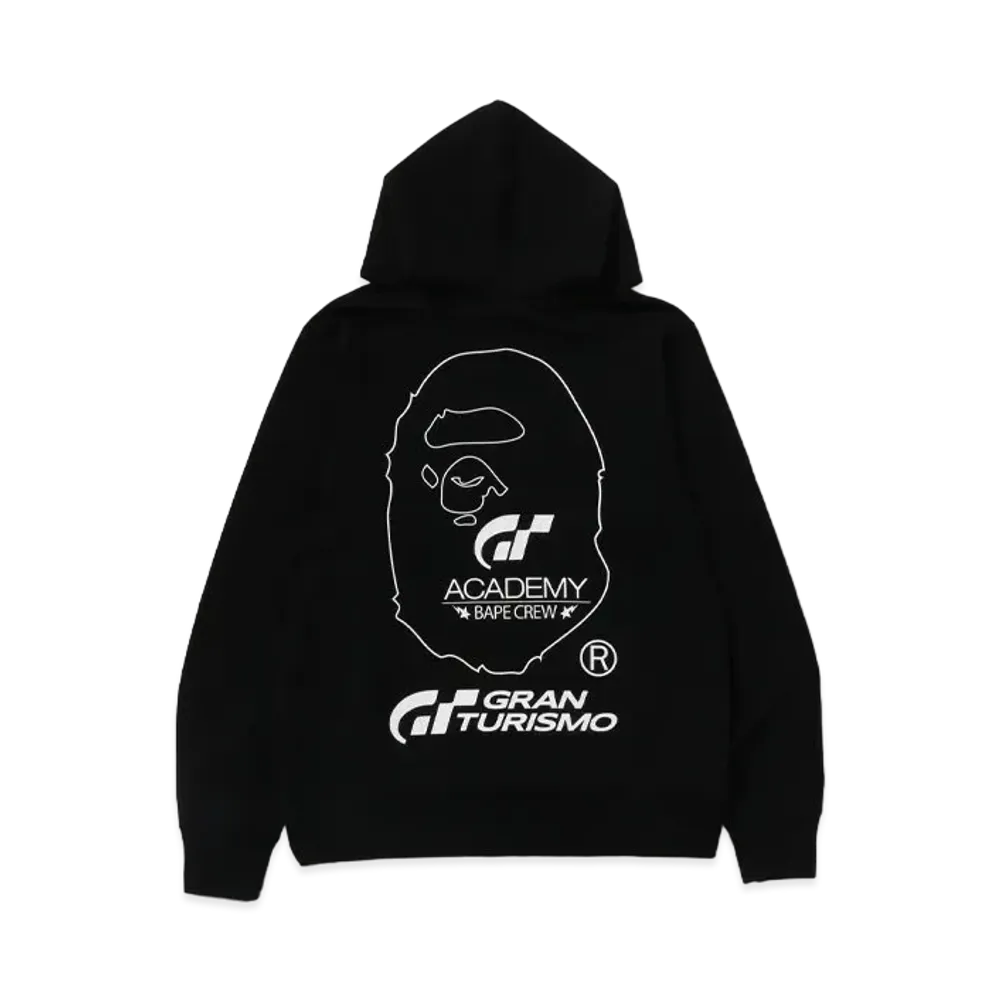 A BATHING APE x GRAN TURISMO Pullover Hoodie "Black"