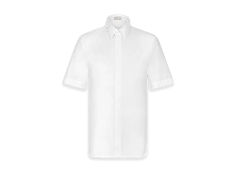 Dior Oblique Short-Sleeved Shirt "White"