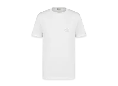 Dior CD Icon Regular-Fit T-Shirt Organic Jersey "White"