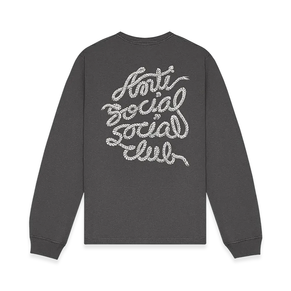 ANTI SOCIAL SOCIAL CLUB Lasso Mind Games LS Tee "Asphalt"