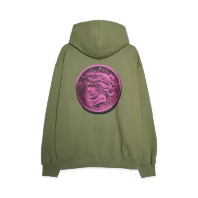 Supreme Anarchy Hooded Sweatshirt "Light Olive"