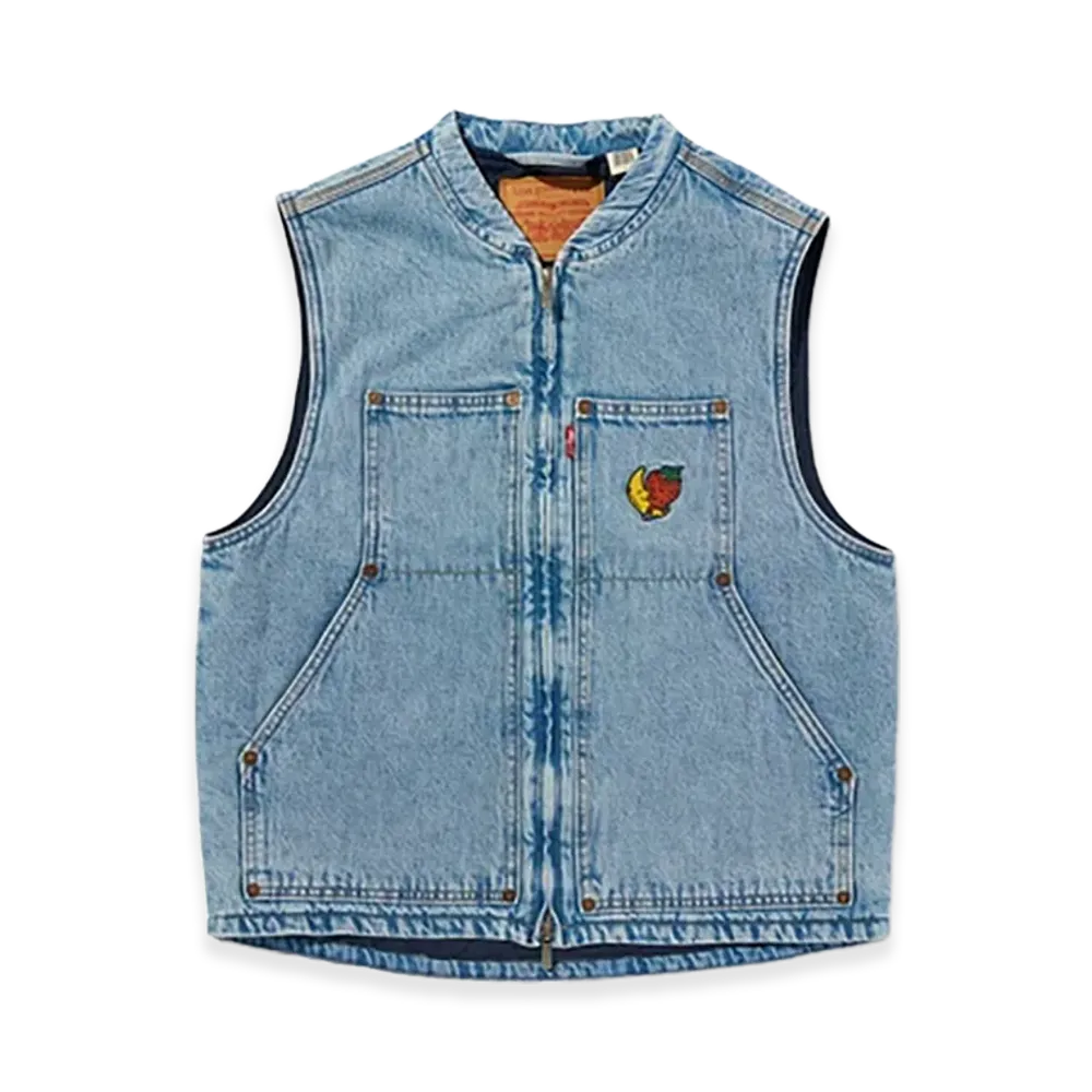 Levi's x Sky High Farm Goods Vest "Light Blue"