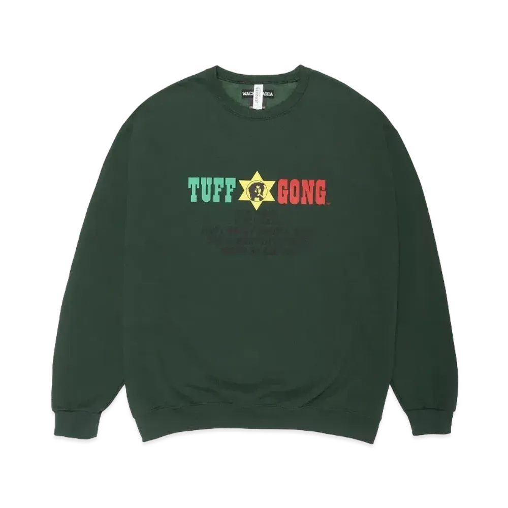 WACKO MARIA x BOB MARLEY Sweat Shirt "Green"