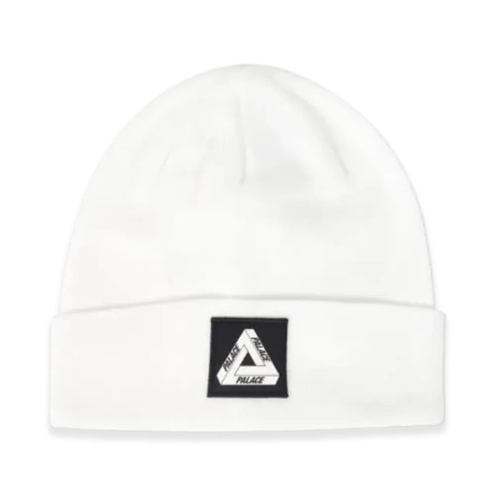 PALACE Patch Beanie "White"