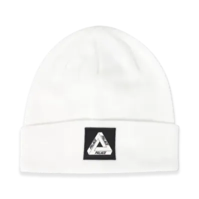 PALACE Patch Beanie "White"