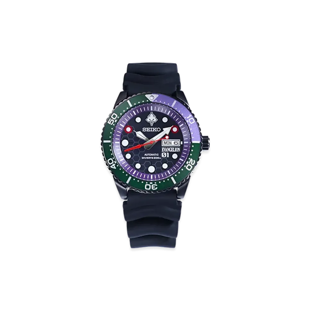SEIKO x Evangelion EVA-01 Diver's Watch "Black"