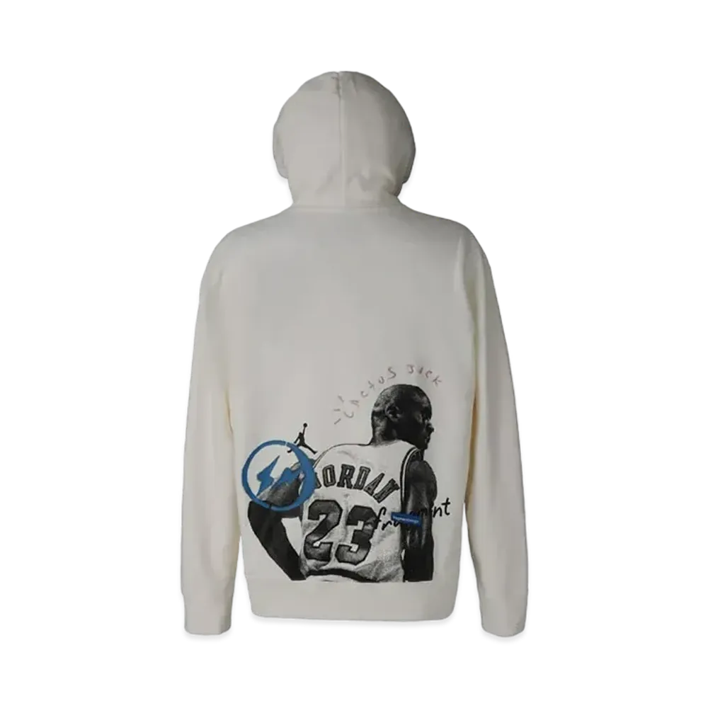 Air Jordan Travis Scott Fragment Hoodie "White"