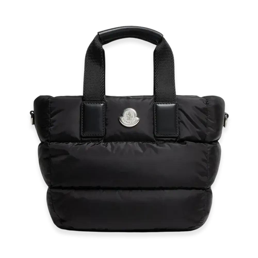 MONCLER Caradoc Water-Repellent Mini Tote Bag "Black"