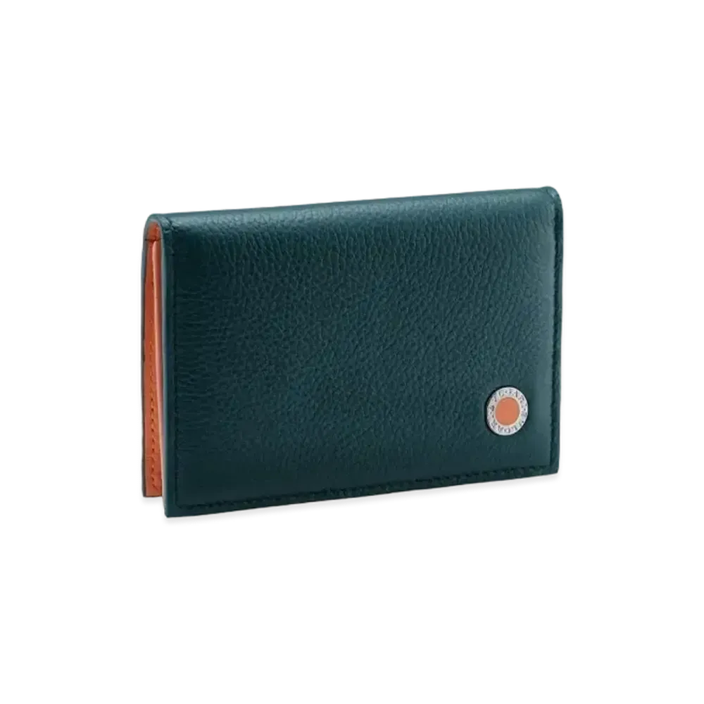 BVLGARI BVLGARI MAN Business Card Holder "Green"