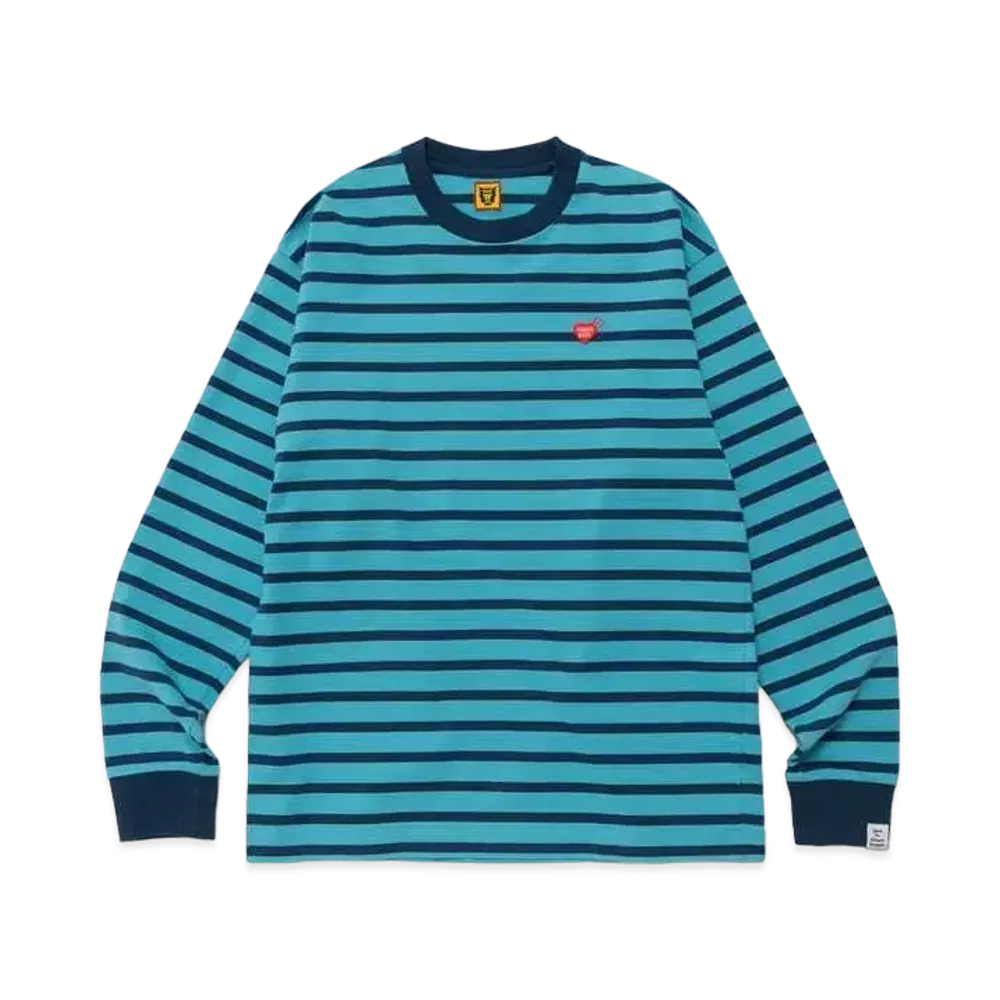 HUMAN MADE Striped L/S T-Shirt "Blue"