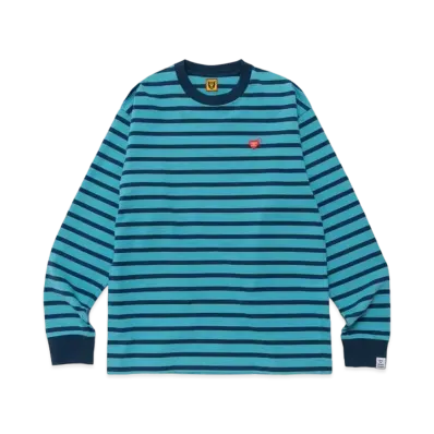 HUMAN MADE Striped L/S T-Shirt "Blue"