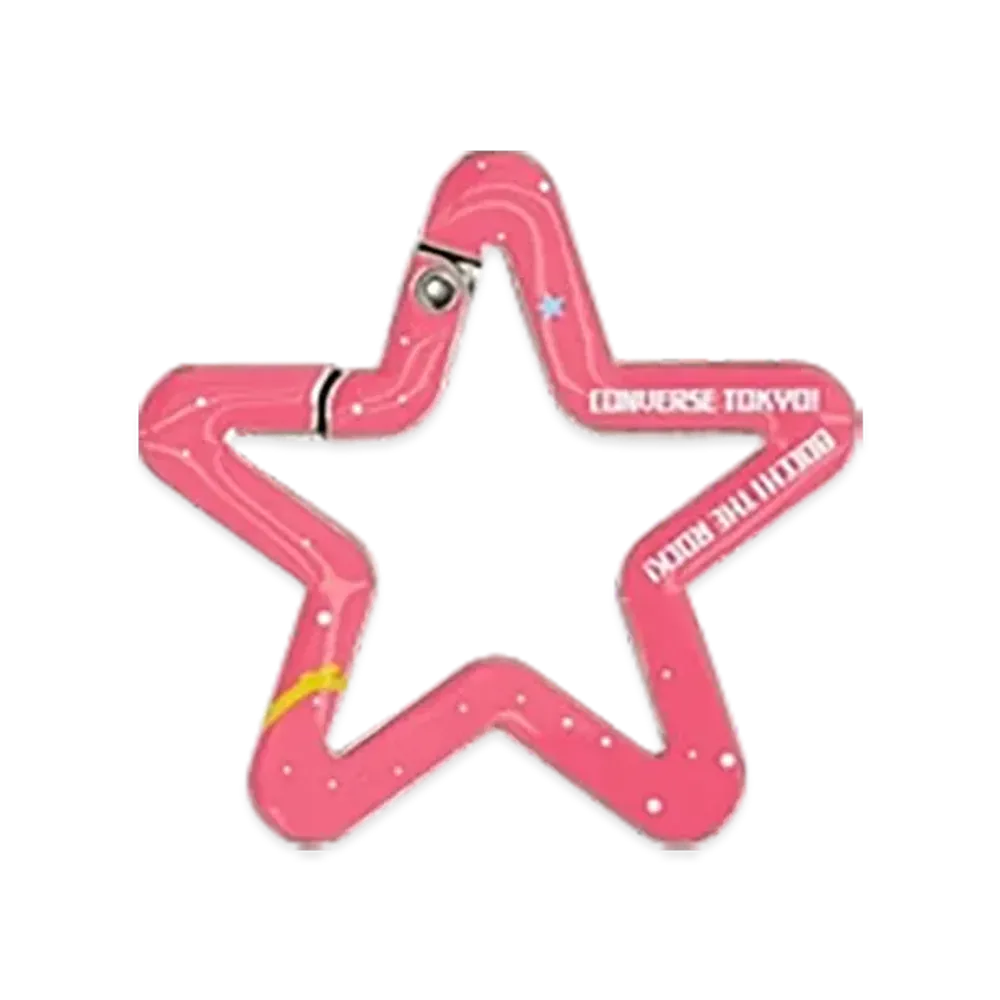 Converse x Bocchi The Rock! Star Carabiner "Pink"