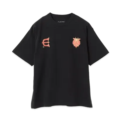 BEAMS T Evisen Skateboards x Takadaongakuseisakujimusho / Logo T-shirt "Black"