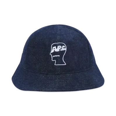 A.P.C. x BRAIN DEAD Denim Bucket Hat "Indigo"