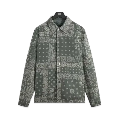 Kith Flocked Deconstructed Bandana Coaches Jacket "Court"