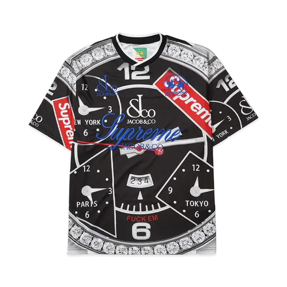 Supreme x La Martina Soccer Jersey "Black"