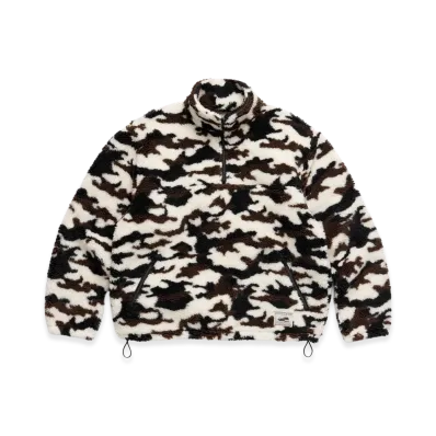 DENIM TEARS Polar Fleece Half Zip Jacket "Camo"