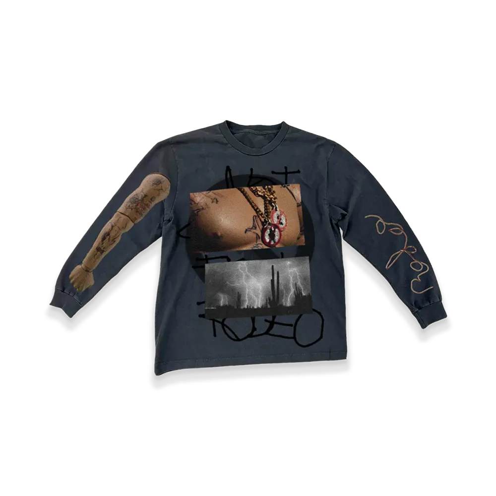 Travis Scott Cactus Jack x RODEO 10 Years Desert Longsleeve "Navy"