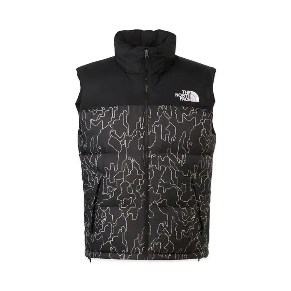 The North Face Novelty Nuptse Vest "Black Tree Bark"