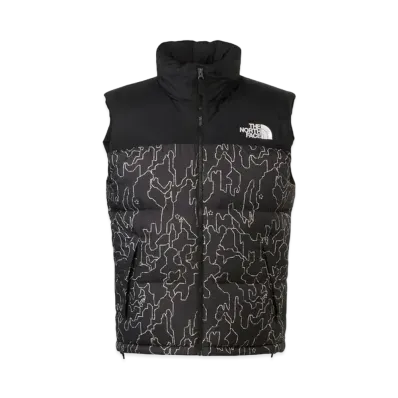 The North Face Novelty Nuptse Vest "Black Tree Bark"