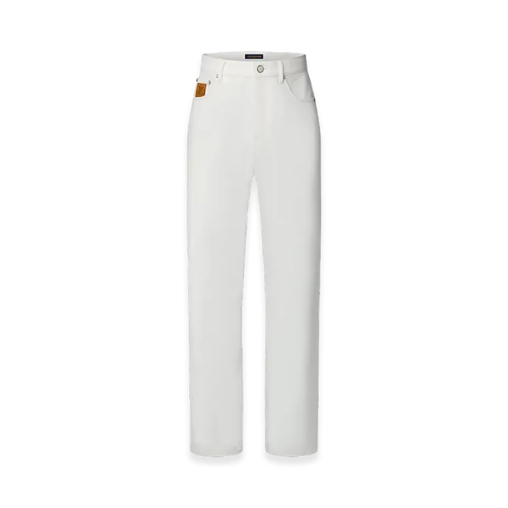 Louis Vuitton Skater Fit Denim Jeans "White"