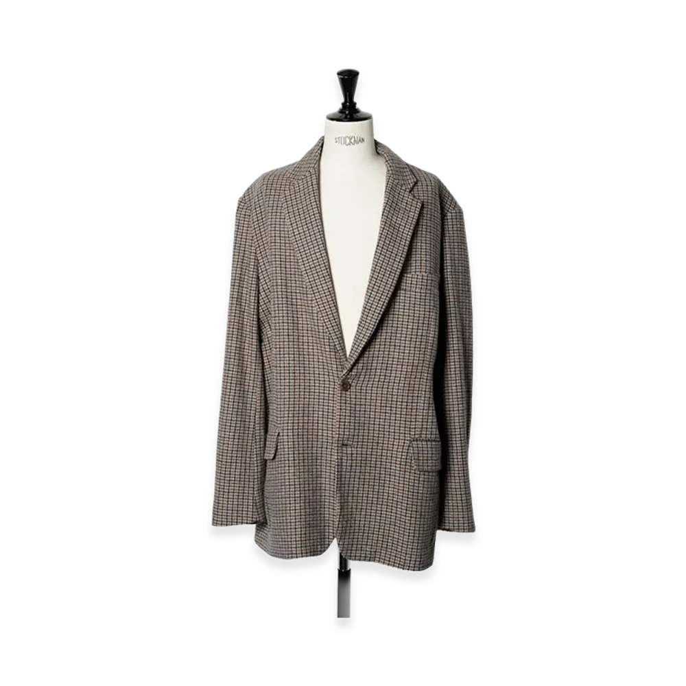 KAMIYA Chenille Tweed Jacket "Beige"