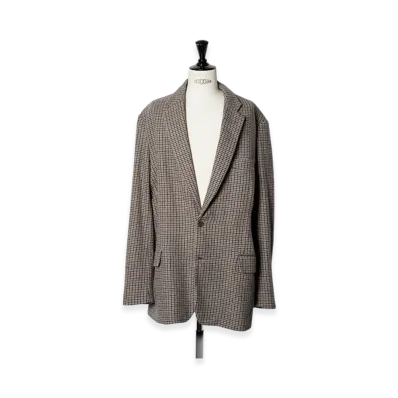 KAMIYA Chenille Tweed Jacket "Beige"